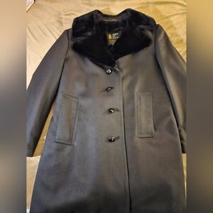 London Fog Men's Black Trench Coat